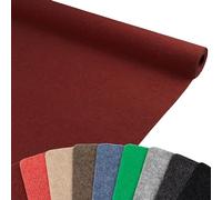 Moquette aiguilletée Rips Malta - Rouge, 2,00m x 14,00m, Moquette au Mètre Réutilisable | Cértifiée avec Résistance au Feu B1 | Moquette Foire Stand