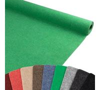 Moquette aiguilletée Rips Malta - Vert, 2,00m x 6,00m, Moquette au Mètre Réutilisable | Cértifiée avec Résistance au Feu B1 | Moquette Foire Stand
