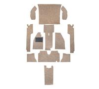 Moquette complète beige sable pour VW Coccinelle Berline (07/1955-07/1964)