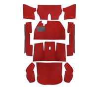 Moquette complète rouge pour VW Coccinelle 1302 Berline (07/1970-07/1972)