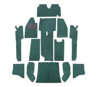 Moquette complète verte pour VW Coccinelle Berline (07/1955-07/1964)