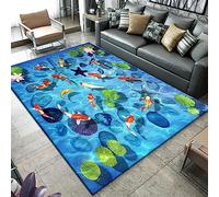 Moquette De Couloir - Impression 3D Pierre De Poisson Ébouriffée Tapis Chambre D'Enfant Bureau Hall D'Entrée Salle De Bains Chambre À Coucher Salle De Jeux Cuisine Salon Paillasson Tapis Antidér -2O3Z