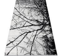 Moquette EMERALD exclusive 3820 glamour, arbre de style gris argenté 200x290 cm