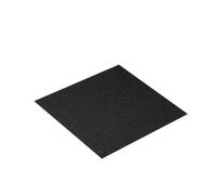 Moquette Lot de 12 dalles moquette autocollantes, souples et rembourrées, for chambre à coucher ou salon(24x24in Carbon Black)