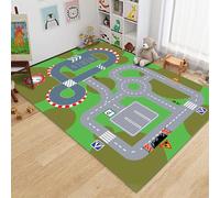 moquette moelleuse, Tapis de chambre à coucher abstrait chic | naturel d'intérieur moderne, décoration maison, tapis sol avec support antidérapant Durable for salon d'enfants(Cartoon 10,60*90CM)