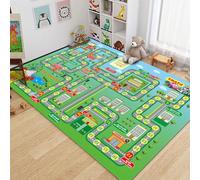 moquette moelleuse, Tapis de chambre à coucher abstrait chic | naturel d'intérieur moderne, décoration maison, tapis sol avec support antidérapant Durable for salon d'enfants(Cartoon 8,60*90CM)