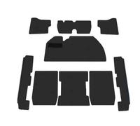 Moquette noire pour VOLKSWAGEN Coccinelle 1200 et 1300 Berline (08/1972-), sans repose pieds