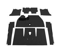 Moquette noire pour Volkswagen Coccinelle 1302 Berline (08/1970-07/1972), sans repose pieds