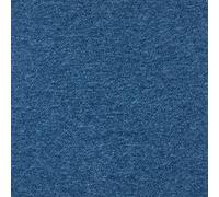 Moquette sans colle bleu clair, dalle moquette autoplombante bouclée, revetement de sol pour chambre, salon & plus (4 dalles de 50 x 50 cm = 1 m²)