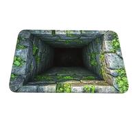 Moquette Tridimensionnelle avec Trou - Tapis à Illusion d'Optique pour Sol | Couverture de Plancher avec Effet 3D | Textile Domestique en Polyester Antidérapant et Abstrait, Dessin de Piège Visuel