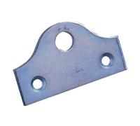 Moraillon à plat porte-cadenas 60x37mm - MONIN - 262260