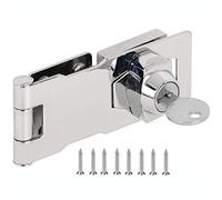 Moraillon de Verrouillage, Tiroir Armoire serrures Cadenas Moraillon Lock Cam Lock loquets de porte en Serrure avec vis pour meubles Boîte aux lettres Cabinet tiroir Armoire (4 pouces)