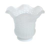 Morain Abat-jour en verre pour lampe en forme de fleur pour bureau, chambre à coucher