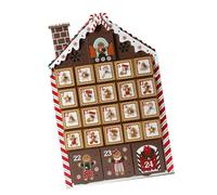 Morain Calendrier de l'Avent en bois avec 24 tiroirs - Décoration de Noël - Pour enfants et adultes