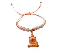 Morain Capybaras Bracelet élégant en résine tressée unique pour l'individualité et l'expression créative