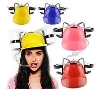 Morain Chapeau à boire, casque de paille rigolo, accessoire amusant