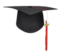 Morain Chapeau académique avec franges pour adolescents - Souvenirs pour académies - Ornements de remise de diplôme - Chapeau de chef de maître