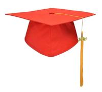 Morain Chapeau académique avec franges pour adolescents - Souvenirs pour académies - Ornements de remise de diplôme - Chapeau de chef de maître