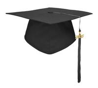 Morain Chapeau académique avec franges pour adolescents - Souvenirs pour académies - Ornements de remise de diplôme - Chapeau de chef de maître