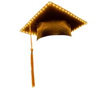 Morain Chapeau académique pour adolescents avec franges pour les académies Souvenirs Casquettes pour l'obtention d'un diplôme Ornements Chapeau de remise de diplôme Chapeau de directeur Bachelorette