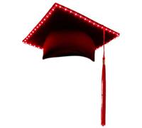 Morain Chapeau académique pour adolescents avec franges pour les académies Souvenirs Casquettes pour l'obtention d'un diplôme Ornements Chapeau de remise de diplôme Chapeau de directeur Bachelorette