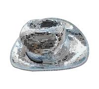 Morain Chapeau bob disco unisexe réfléchissant pour club de nuit