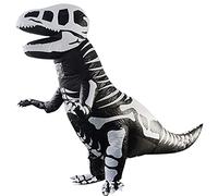 Morain Costume de dinosaure gonflable pour fête d'anniversaire, jeu familial, Halloween, cosplay, costume complet amusant pour adultes, enfants, hommes et femmes 177,8 cm