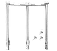 Morain Ensemble de tubes de brûleurs en acier inoxydable pratiques avec tubes de feux croisés, résistants à la corrosion, pièces de grilles pour systèmes de grill, brûleurs de barbecue