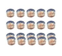 Morain Lot de 20 bouchons d'oreilles élégants en silicone respirant pour boucles d'oreilles