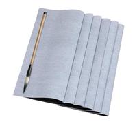 Morain Lot de 6 tapis d'écriture réutilisables pour dessin à l'eau 43,2 x 33 cm, tapis d'écriture pour étudiants, débutants, pratique de l'écriture, tapis de peinture réutilisable