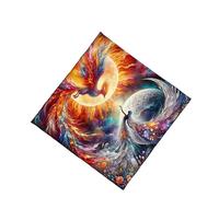 Morain Nappe de table avec motif déesses phénix