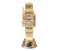 Morain Soldat Casse-noisette lumineux à LED Décoration pour fêtes à la maison, bureau, magasin de vente au détail Figurine de soldat Casse-noisette pour décorations festives