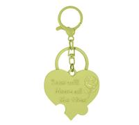 Morain Support léger en forme de lettre - Matériaux en alliage - Tendance - Transport quotidien - Bagues essentielles en forme de cœur - Bijoux en alliage faciles à utiliser, Vert, taille unique