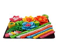 Morain Tapis à renifler pour chien - Jouet puzzle pour le dressage des odeurs et l'exercice - Polaire douce
