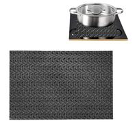 Morain Tapis de protection en silicone pour table de cuisson à induction, base antidérapante, absorption du bruit pour une cuisine sûre