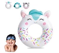 MORAINJAY 1P Licorne Bouée Enfant 6-12 Ans,76cm Animaux Gonflable pour Piscine,Jouet Aquatique Éte Sécuritaire pour Enfants,Idéal pour Plage et Jardin