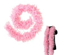 MORAINJAY Boa en Plume,2M/6.6ft Boa à Plumes Unisexe,80g Boa Plumes pour DIY Accessoire de Déguisement, Charleston Carnaval Fête Costumée, Décoration Halloween Noël Mariage Cosplay