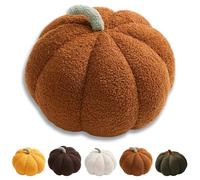 MORAINJAY Oreiller Citrouille Caramel,28cm Citrouille Peluche Thanksgiving Halloween Décoration d'automne pour Maison,Coussin Doux et Décoratif,Idée Cadeau Saisonnière