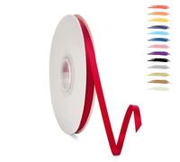 MORAINJAY Ruban satin 6mm rouge 95 m pour Noël Saint-Valentin cadeaux déco | Pour Noël, Saint-Valentin, nœuds rouges et cadeaux ; blanc, or, vert sapin, kraft ou noir renforcent l’esprit fête.