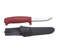 Mora of Sweden Couteau à lame fixe Basic 511 Rouge Lame 9 cm