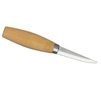 Morakniv couteau à entailler, acier carbone inoxydable, 3 couches, manche en bouleau huilé, étui plastique