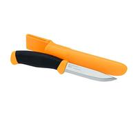 Morakniv Couteau Companion F – lame mixte, étui polymère – orange