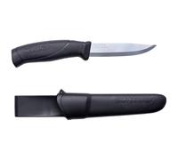 Morakniv Couteau Mora Companion S avec Fourreau - Couteau Lame Fixe en Acier Inoxydable - 2,5 mm - Pour le Bushcraft et la Randonnée - Fabriqué en Suède