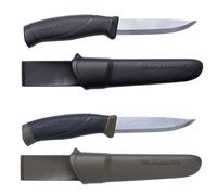 Morakniv Outil de Coupe Mora Companion S avec Étui - Lot de 2 - Acier Inoxydable - 2,5 mm - Usage Utilitaire - Fabriqué en Suède