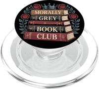 Morally Grey Book Club Dark Romance Fantasy Reader Aesthetic PopSockets PopGrip pour MagSafe