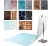 Morandi Lot de 7 papiers de fond gradués à 14 motifs sans support, double face, imperméable, réutilisable, 83 x 68 cm, pour maquillage des cosmétiques et des bijoux alimentaires (C -7)