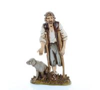 Moranduzzo Berger Boiteux pour Crèche de 12 Cm Échelle 1:15 - Figurines de Crèche Indestructibles - Style 700', Peinture Finition à la Main, Produit Officiel, Fabriqué en Italie, Sculpteur M. Landi