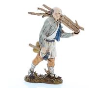 Moranduzzo Bûcheron pour Crèche de 12 Cm Échelle 1:15 - Figurines de Crèche Indestructibles - Style 700', Peinture Finition à la Main, Produit Officiel, Fabriqué en Italie, Sculpteur M. Landi