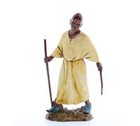 Moranduzzo Chamelier Maure pour Crèche de 12 Cm Échelle 1:15 - Figurines de Crèche Indestructibles - Style 700', Peinture Finition à la Main, Produit Officiel, Fabriqué en Italie, Sculpteur M. Landi