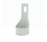 Moranduzzo - Porte-bougies citronnelle mensonge en métal 7 x 15 cm, design Roberto Giacomucci, acier galvanisé pour intérieur/extérieur, style moderne, fabriqué en Italie, ligne Lady Flaim (gris)